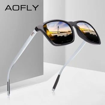 AOFLY Класически Поляризирани Слънчеви Очила Модерен Стил Слънчеви Очила за Мъже/Жени Реколта Марка Дизайнерски Обувки óculos de sol masculino UV400