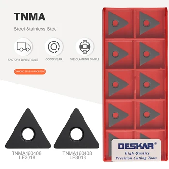 DESKAR TNMA160404 TNMA160408 TNMA160412 LF3018 висококачествени видий стругове вмъкване на струг инструмент за машини с ЦПУ за обработка на чугун