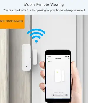 3 В 1 Hristo Smart Life Безжична WiFi Сирена, Сензор Звукова и светлинна сигнализация, Сирена Подкрепа Алекса Google Home За Домашна сигурност 4
