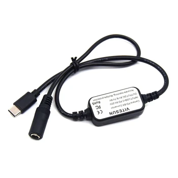 PD 8 Зарядно USB Кабел C Power Bank За PS BLN-1 BLS-5 BLH-1 DMW-BLF19 DCC12 BLC12 DCC8 NP-FW50 FZ100 LP-E6 DR-E6 Манекен Батерия 1