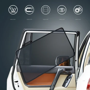За Renault Clio 4 IV 2015 2016 Аксесоари Магнитен Авто козирка Окото Козирка Странично Прозорец на сенника Изолация Слънцезащитен Крем 1