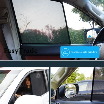 За Renault Clio 4 IV 2015 2016 Аксесоари Магнитен Авто козирка Окото Козирка Странично Прозорец на сенника Изолация Слънцезащитен Крем 4