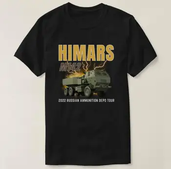 Himars M142 Руски Боеприпаси Depo Tour Мъжка Тениска С Къс Ръкав Ежедневни Лятна Тениска От 100% Памук Кръгло Деколте