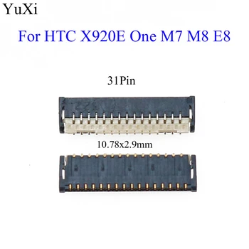 YuXi LCD дисплей на Екрана на Дисплея Гъвкави Печатни платки Конектор 31pin На дънната Платка Логика Платка 31 пин За HTC Butterfly X920E One M7 M8 E8
