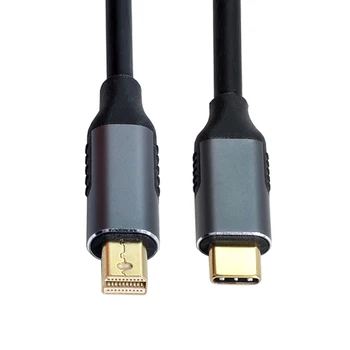 Xiwai USB 3.1 Type C USB-C Източник на Захранване за DP Mini DisplayPort Дисплеи Мъжки 4K Монитор Кабел за Лаптоп 1,8 м 0