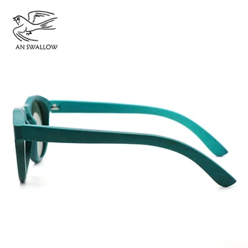 Висококачествени Бамбукови Модни Слънчеви Очила са Ръчно изработени, Луксозни Дамски Поляризирани Слънчеви Очила с UV400, Бамбукови, Дървени Плажни Слънчеви Очила За Мъже 4