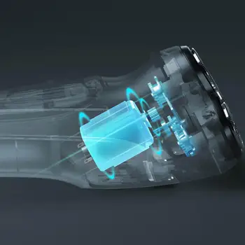 Enchen Blackstone Акумулаторна Самобръсначка 3D С Тройно Плаващ Нож Главата на Самобръсначката Бръснене За Мъже Машинка За оформяне на Брада Машина 4