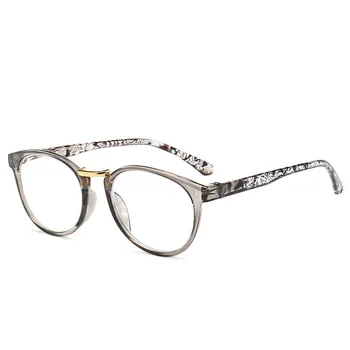 Seemfly Нови Модни Мъжки и Дамски Очила за четене Класически Полнокадровые HD Прозрачни лещи на Очила за далекогледство с диоптриями от + 1.0 до + 4,0 4