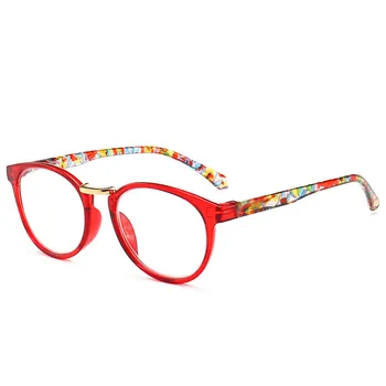 Seemfly Нови Модни Мъжки и Дамски Очила за четене Класически Полнокадровые HD Прозрачни лещи на Очила за далекогледство с диоптриями от + 1.0 до + 4,0 5