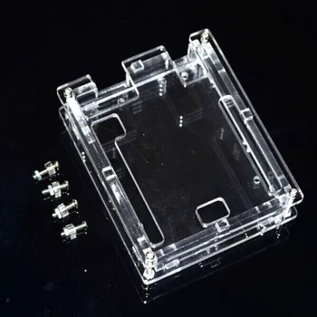 Корпус на корпуса Uno R3 Прозрачна Акрилна кутия с Прозрачен капак е Съвместима с Arduino UNO R3