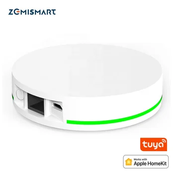 ZemiSmart Zigbee Hub Работи с HomeKit Home App Linkage Sasha Smart Devices Home Siri Homepod Мост Гласово управление