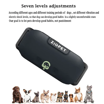 За 1 Куче, Акумулаторна батерия на Дистанционното Управление Водоустойчив Нашийник За Защита От Вибрации Кучета От Токов удар 5