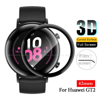 часовници защитно фолио за huawei watch gt 2 протектор на екрана 42 мм 3d мек пълно покритие стъкло интелигентни носимые аксесоари
