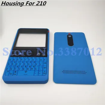 Оригинал За Nokia 210 Пълен Комплект Корпуса на мобилен телефон, Калъф + Английска клавиатура + Лого