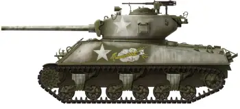 Модел Meng TS-043 1/35 M4A3 (76) Набор от модели W Sherman 2