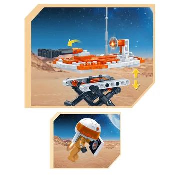 BanBao Разгледайте света на Моделите Marse Бъги Астронавтите Тухли Играчка за Деца Приятел Gif Строителни Блокове 6419 2