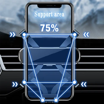 Кола, Телефон За Peugeot 508L 2019-2022 Гравитационный Навигация Скоба GPS Поставка Стяга За Излизане на Въздуха Завъртане Подкрепа Аксесоари 2