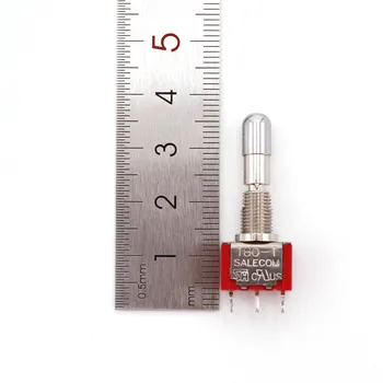 Мини превключвател за закрепване на панел от серията SH T80-T с кръгла горни кражба спирачка лост за заключване 6,35 мм 5