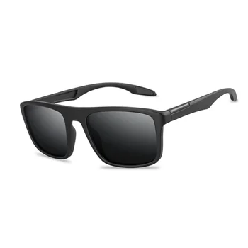 Мъжете UV400 Правоъгълни Ультралегкие Черни Слънчеви Очила Ретро ТАК За по-Спортно Шофиране Поляризирани Слънчеви Очила, Мъжки и Дамски Класически Очила 3