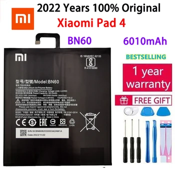 Въведете Mi Нов, 100% Оригинални BN60 6010mAh За Xiaomi Pad 4 Mi Pad 4 Мобилен телефон На разположение Batteria Батерия С Подарочными Инструменти
