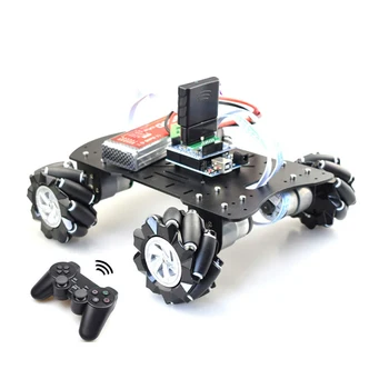 Дръжка за Дистанционно Управление на Smart Mecanum Колелото Робот Кола Ненасочено за Arduinoo с 12 В Энкодер Мотор DIY Проект Стволови