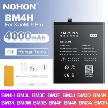 Батерия NOHON за Xiaomi Mi 9 Pro CC9 SE 10 8 6 Mi X 2 3 Note BM4H BM3L BM3M BM4F BM4N Bateria 
