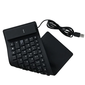 Сгъваема клавиатура на съсирването на испанската водоустойчива клавиатура за настолен лаптоп 0