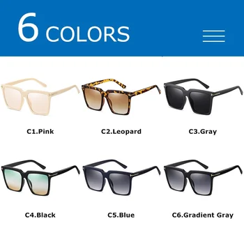 CRIXALIS Луксозни Дамски Слънчеви очила 2023 Модни Квадратни Големи Декоративни Слънчеви очила Женски Мъжки UV400 С Антирефлексно покритие zonnebril heren 4