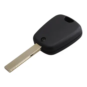 2 Бутони за Дистанционно Управление на Автомобилен Ключ С Прорези За Ключове За PEUGEOT 307 433 Mhz С чип Транспондер PCF7961 3