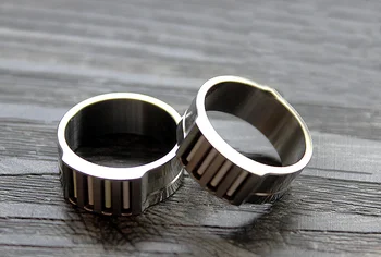 Пръстен от титанова сплав с ЦПУ, Произведено за Жени, Мъжки пръстени за пръстите, могат да бъдат оборудвани с подарък от тритиевой тръба 1,5 * 6