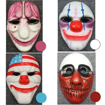 Играта PAYDAY2 Далас/Вълк/Верига/Хюстън Маска PVC 21X17 см маска аксесоари за cosplay кайло рен маска poc каска, маска смъртоносния удар