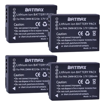 Batmax 1200 ма батерия DMW-BCG10 BCG10 BCG10E батерия за Panasonic Lumix DMC-3D1 DMC-TZ7 DMC-TZ8 DMC-TZ10 DMC-TZ18