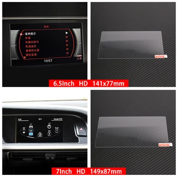 За Audi A4 B8 S4 RS4 A5 8T S5 RS5 08-2015 Защитно Фолио За Екран за Навигация от Закалено Стъкло, Аксесоари за сензорния екран 2