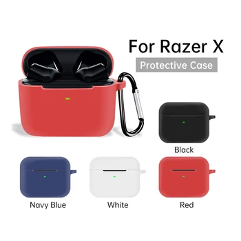 1 бр. Нов За Razer Hammerhead True Wireless X Калъф Bluetooth Слушалка Защитен Калъф Силиконов Мек Калъф Слушалки, Калъф С една Кука 0