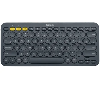 Оригиналната Безжична Bluetooth клавиатура Logitech K380 Mini Mute Multi-Device Gaming keyboard за iPhone, iPad и Android 1