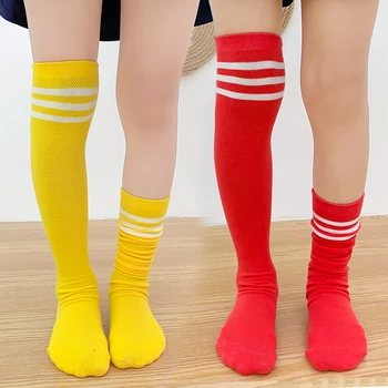 Бебешки дълги чорапи-тръба, летни тънки дишащи мрежести чорапи срещу комари, летни памучни чорапи над коляното, цветни чорапи за момичета 2