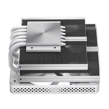 JONSBO HX6200D бял/черен натиснете надолу 6 топлинни тръби с въздушно охлаждане на радиатора на процесора радиатор 12-то поколение 1700 LGA115X AM5 AM4 TDP200W 3