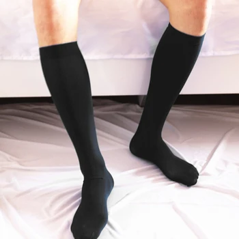 Мъжки Секси Чорапи-Тънки Чорапи, рокли, Чорапи, Меки Еластични Чорапи До Коляното, Невидими Безшевни Дишащи Прозрачни Чорапи-Тръба