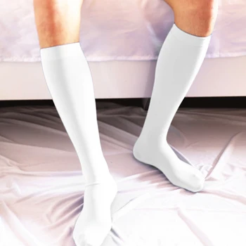 Мъжки Секси Чорапи-Тънки Чорапи, рокли, Чорапи, Меки Еластични Чорапи До Коляното, Невидими Безшевни Дишащи Прозрачни Чорапи-Тръба 1