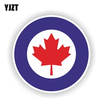 YJZT 12 см. * 12 см Самоличността на Автомобили Стикер Канада RCAF ВВС Мотоциклет PVC Стикер 6-1541