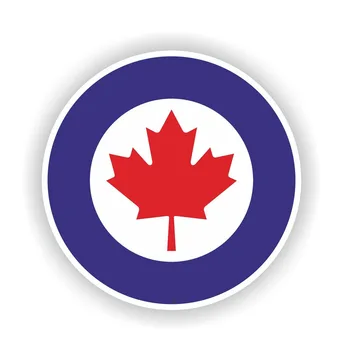 YJZT 12 см. * 12 см Самоличността на Автомобили Стикер Канада RCAF ВВС Мотоциклет PVC Стикер 6-1541 1