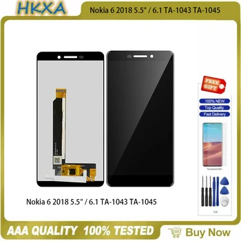 100% Origina За Nokia 6 2018 5,5 