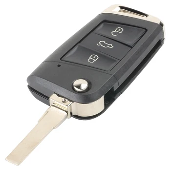 DIYKEY OEM 2G6959752/2G6959752D/2GD959752A Ключодържател без ключ 433 Mhz 5C/MQB49 Дистанционно Ключ за Volkswagen VW Polo 2019 + Skoda Golf и Seat 2