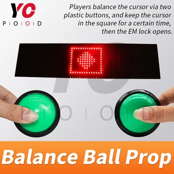 YOPOOD ball Balance prop escape room Takagism играта балансируйте топката, за да управлявате курсора в квадратни реална камера доставчик