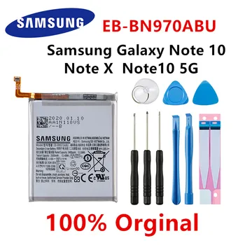 SAMSUNG Оригинален EB-BN970ABU Подмяна на 3500 mah Батерия За Samsung Galaxy Note 10 Забележка X Note10 NoTex Note10 5 г Батерии + Инструменти