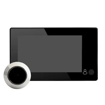 4.3-инчов LCD дисплей 2MP 160 Градуса Широкоъгълен HD видео домофон Визуален Звънец Око, За да Видите 1