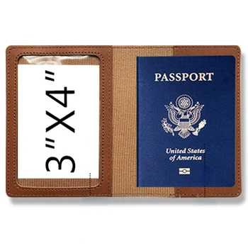1БР Жените и Мъжете Изкуствена Кожа Багажная Етикет Притежател на Паспорт, Куфар Идентификация на Етикета ID Име Адрес на Притежателя на Пътни Принадлежности 1